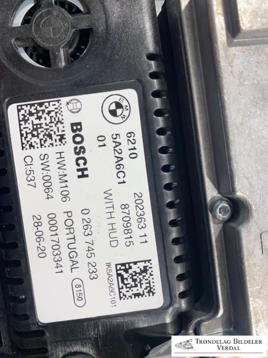Instrumentpanel til BMW 5-Serie 2017-->> (G30/G31) (G30/G31) (62105A2A6C1|)