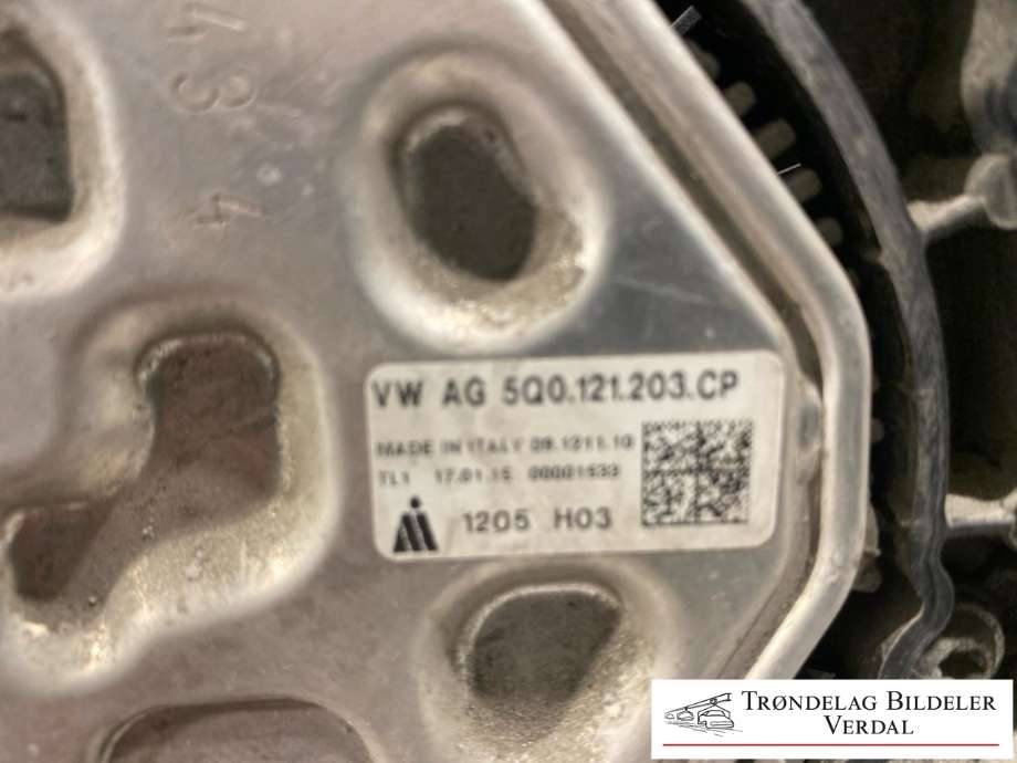Kjølevifte elektrisk til VW Passat 2015-2019 (Fase 1) (B8) (B8) (5Q0121203CP|)