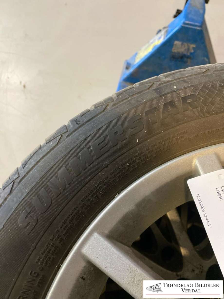 Hjulsett aluminium sommer til Saab 9-3 2008-2011 (Type II, Fase 2)  (SUMMERSTAR|215/55R16|DOT: 0316|DYBDE: 6|5MM)
