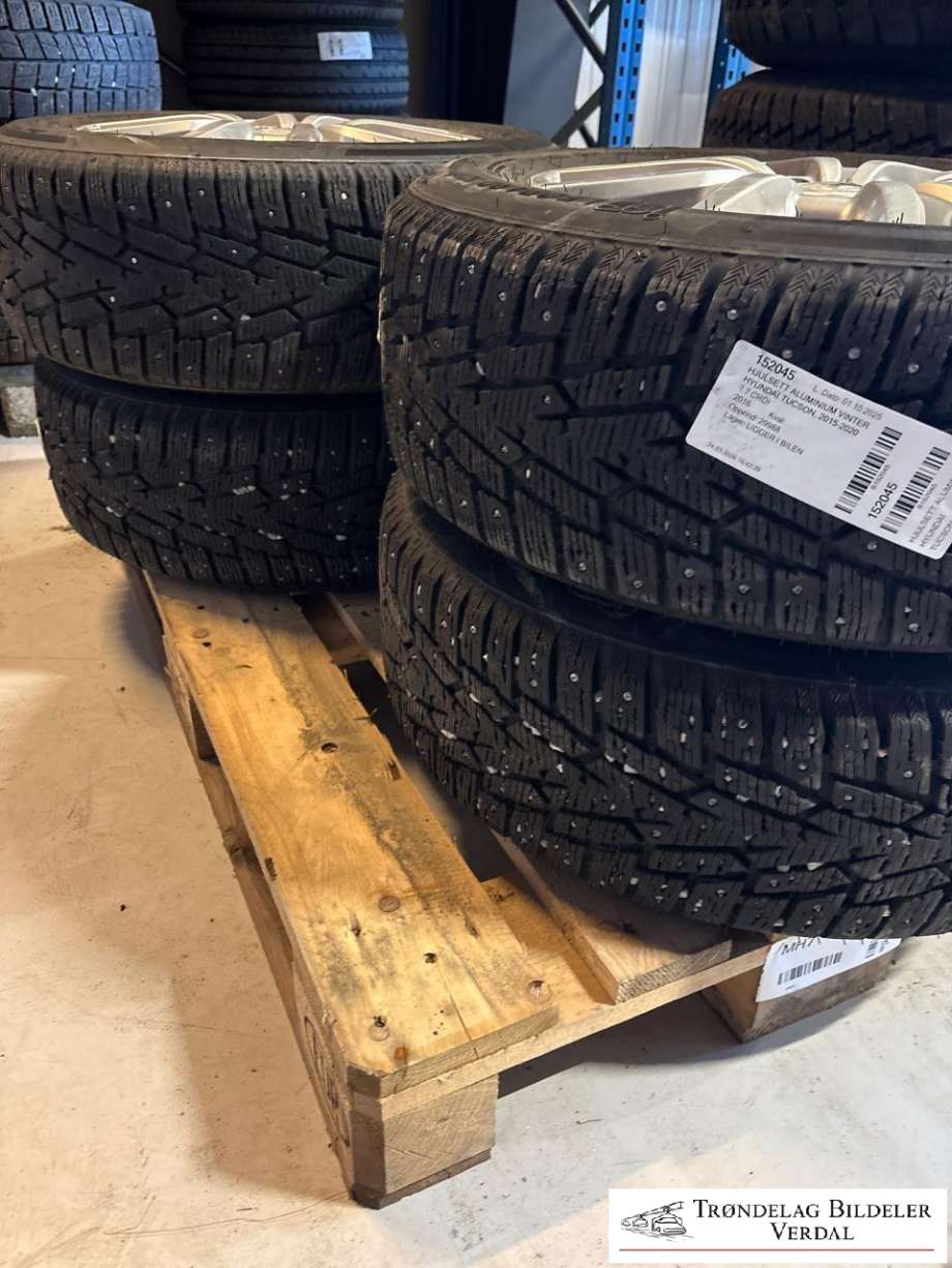 Hjulsett aluminium vinter til Hyundai Tucson 2015-2020  (MAZZINI|225/60R17|DOT: 2023|DYBDE  7|5MM)