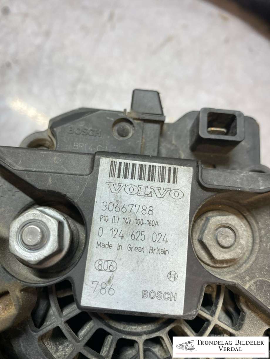 Dynamo diesel til Volvo XC90 2007-2014 (Type I, Fase 2)  (30667788|0124625024|)