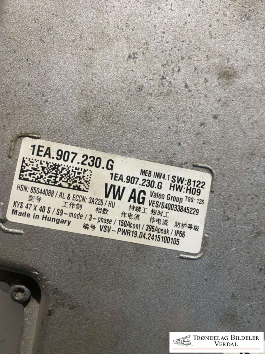 Inverter elbil til Škoda Enyaq 2021-->> (1EA907230G|)