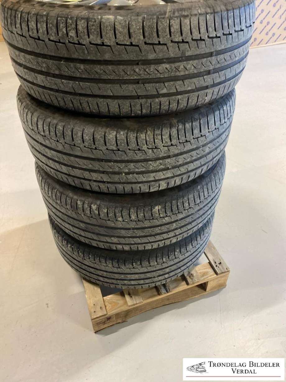 Hjulsett aluminium sommer til Mazda CX-5 2012-2017 (Type I) (CONTINTAL PREMIUM 6|225/55R19|DOT: 0222|DYBDE: 6MM)