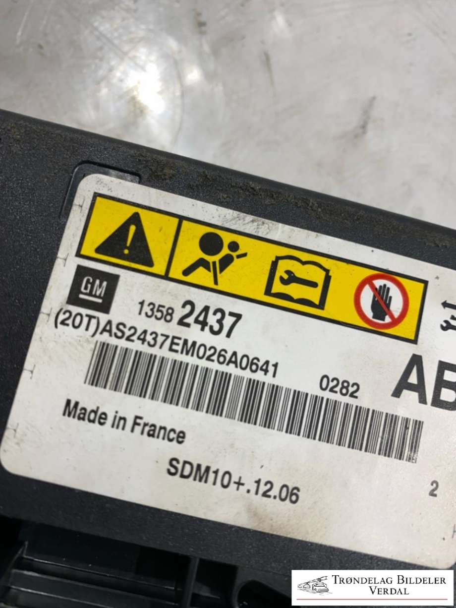 Styreenhet airbag hovedsensor til Opel Zafira Tourer 2012-2018  (13582437|)