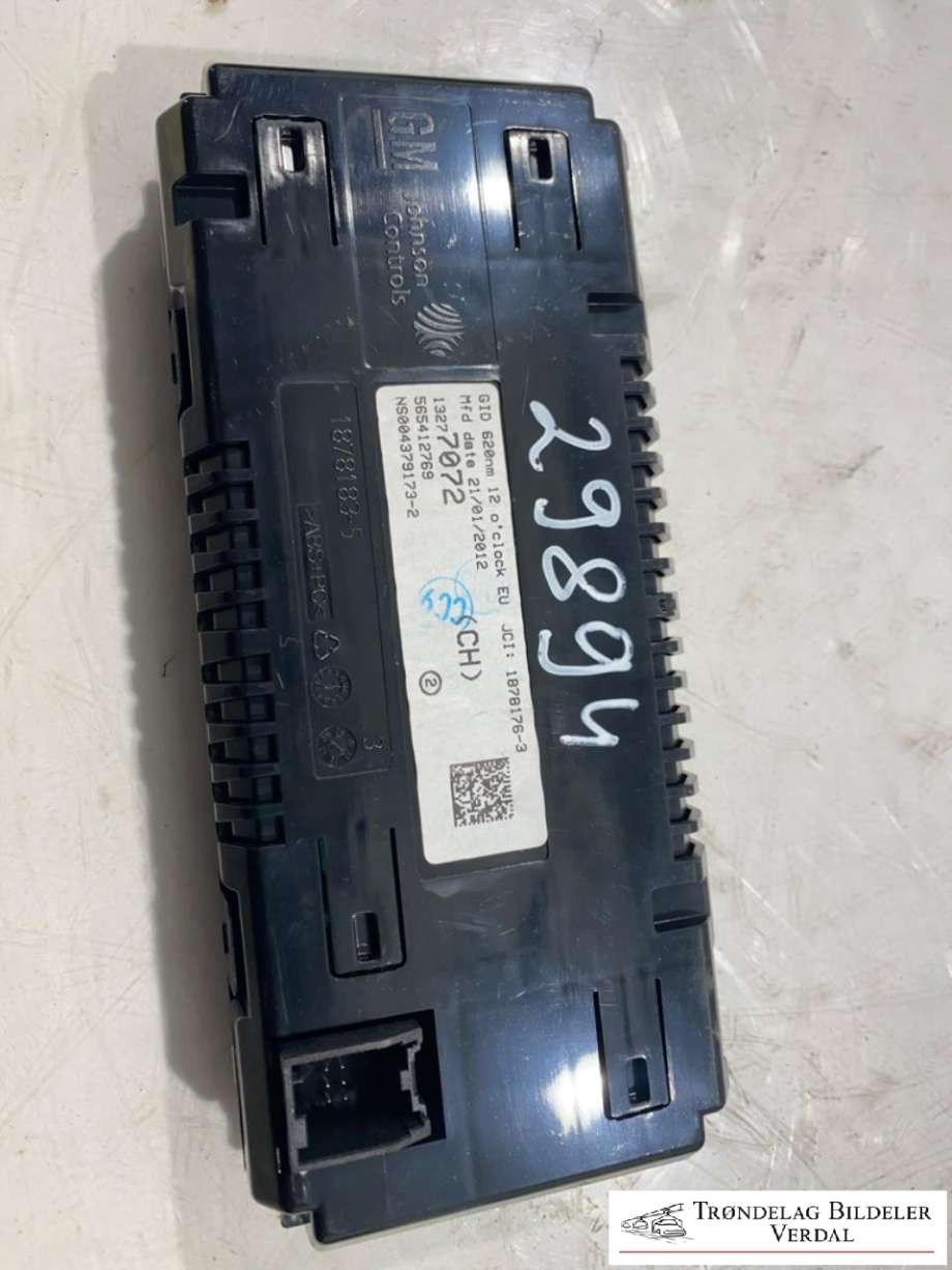 Instrument kjørecomputer til Opel Zafira Tourer 2012-2018  (13277072|)