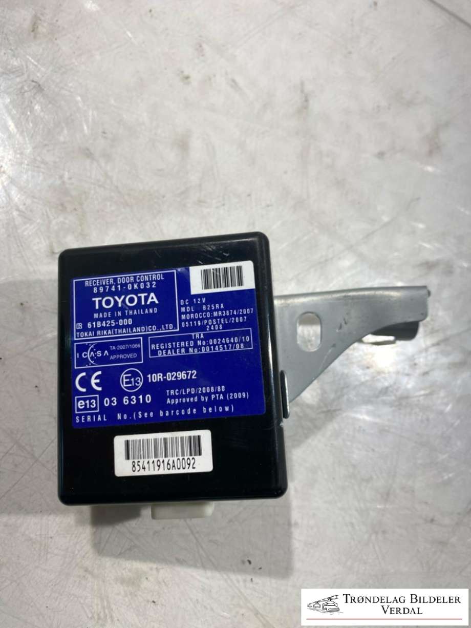 Styreenhet sentrallås til Toyota Hilux, 2012-2016  (897410K032)
