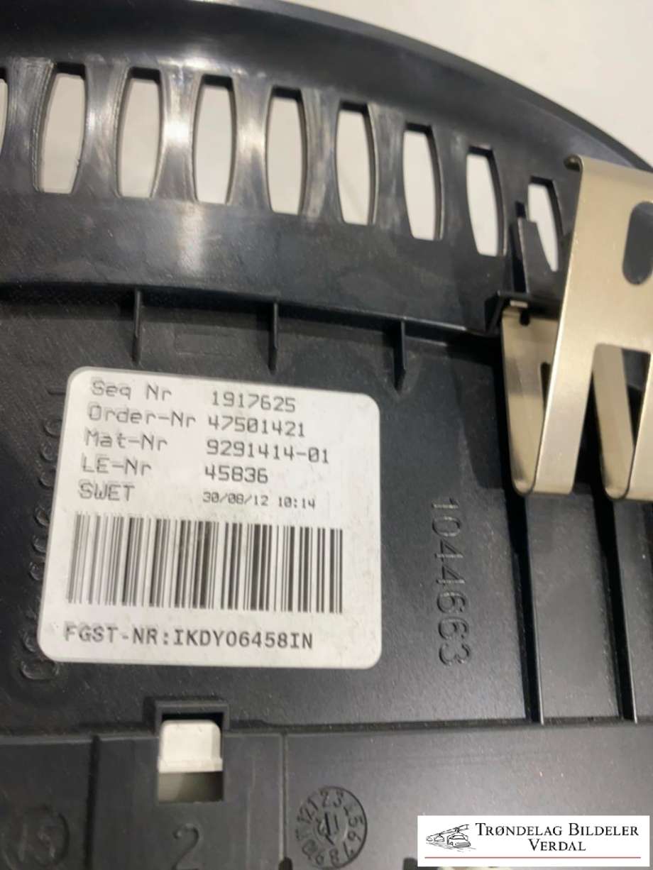 Instrumentpanel til BMW 5-Serie 2010-2017 (F10/F11) (F10/F11) (929141401|)