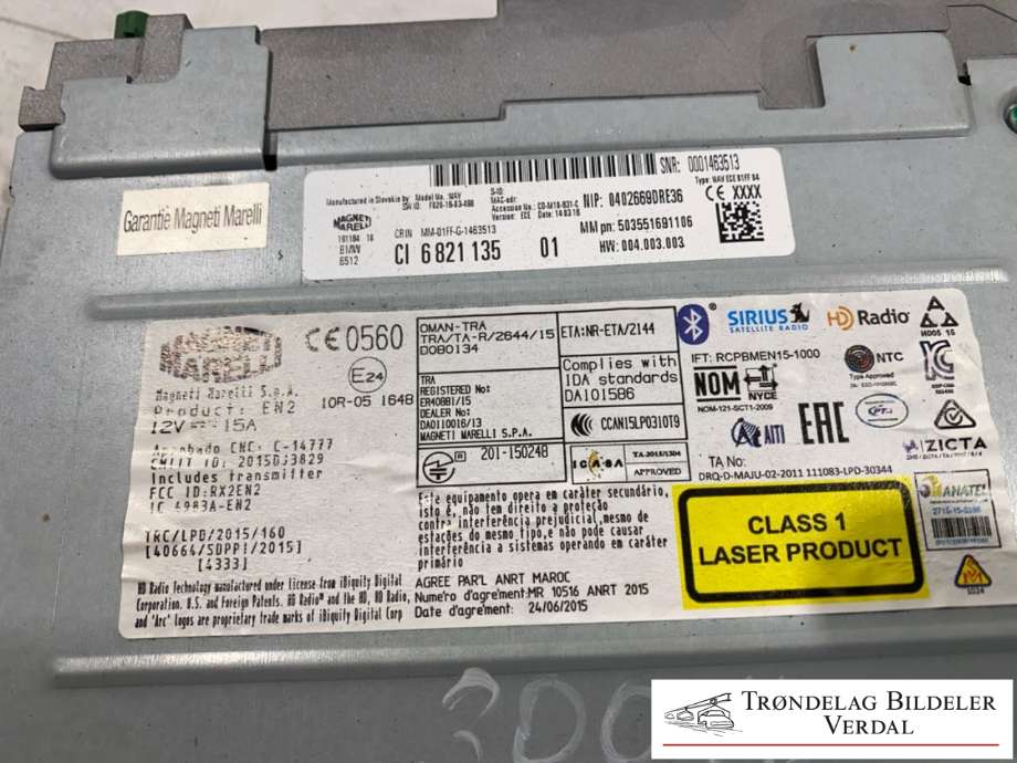 Bilstereo navigasjon til BMW 2-Serie, Active/Gran Tourer 2014-->> (F45/F46) (F45/F46) (682113501|)
