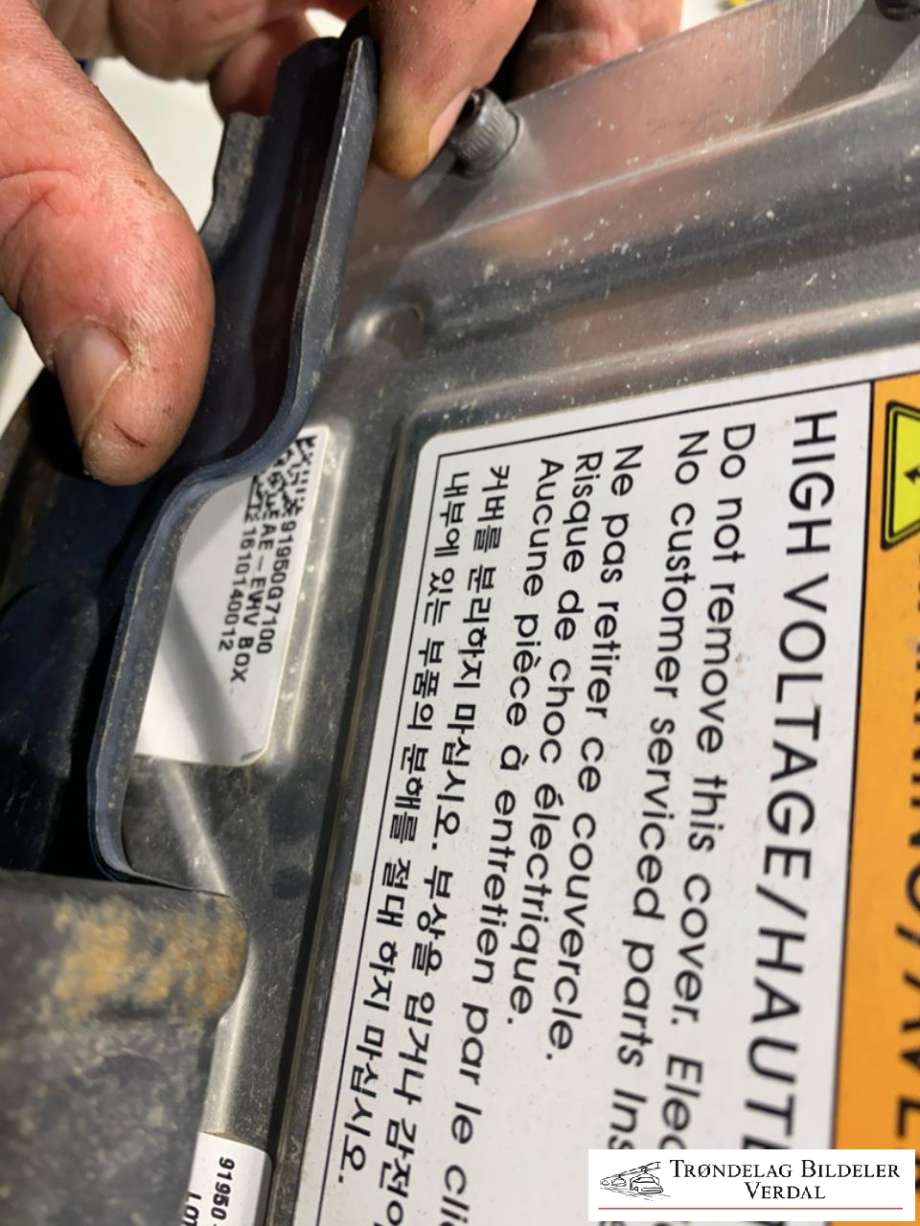 Inverter elbil til Hyundai Ioniq Electric 2016-2019 (Fase 1)  (91950G7100|)