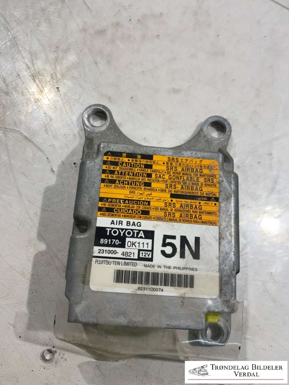 Airbag elektronikk til Toyota Hilux, 2012-2016  (891700O111)
