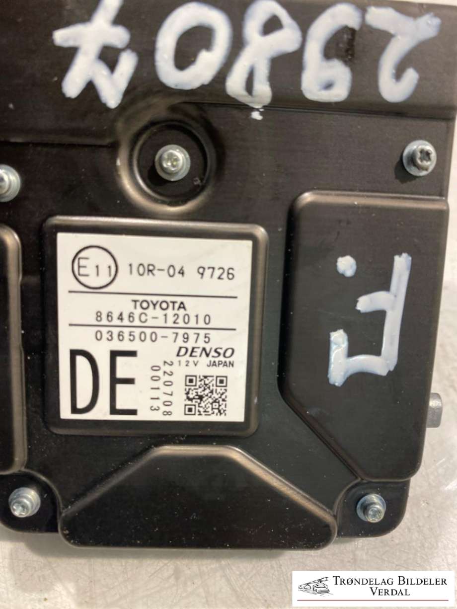 Kamera parkeringshjelp til Toyota Corolla 2019-->>  (8646C12010|0365007975|)