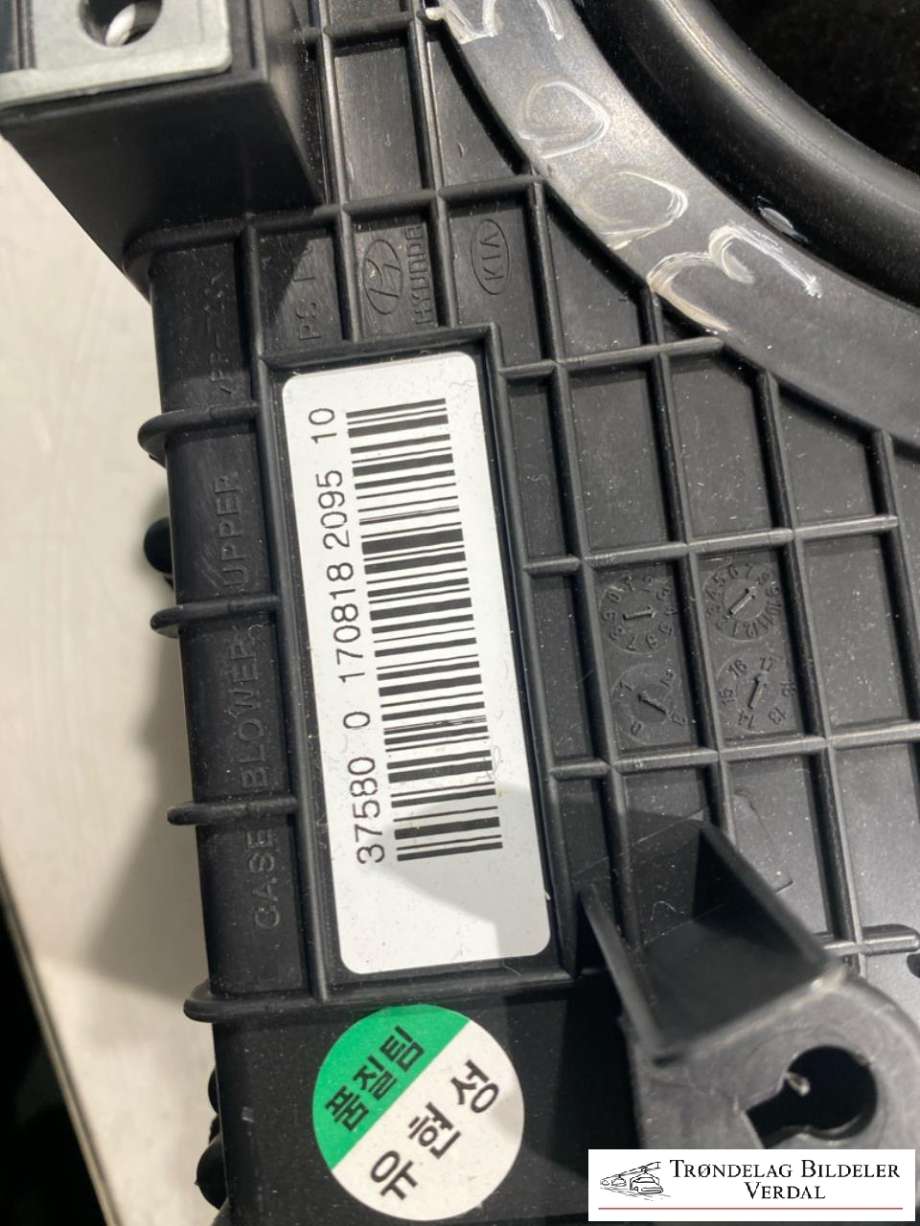 Varmeapparat motor bak til Kia Soul 2014-2019 (Type II) (375800170818|)