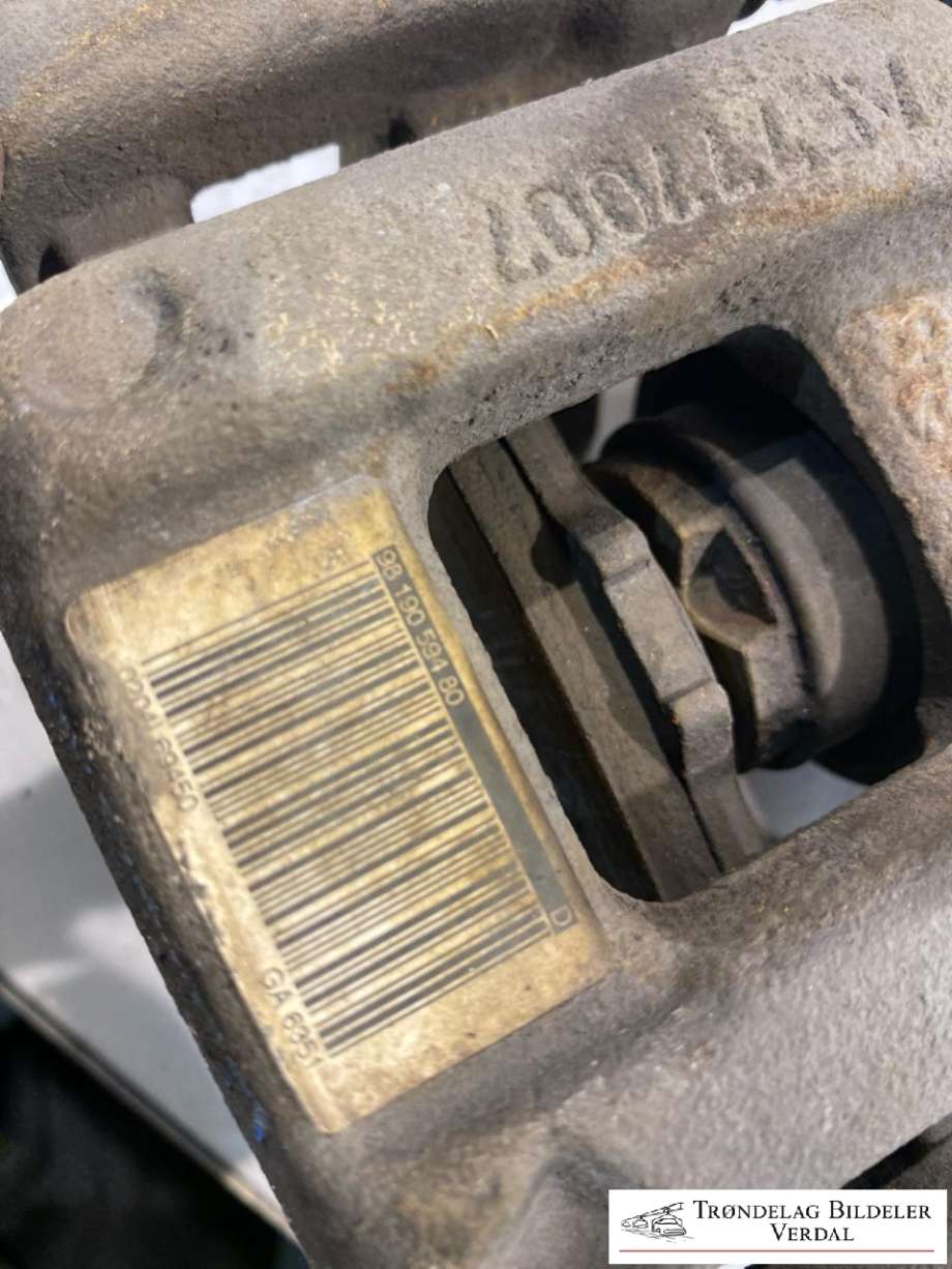 Bremsecaliper høyre bak, elektrisk til Opel Grandland X 2017-->>  (9819059480|)