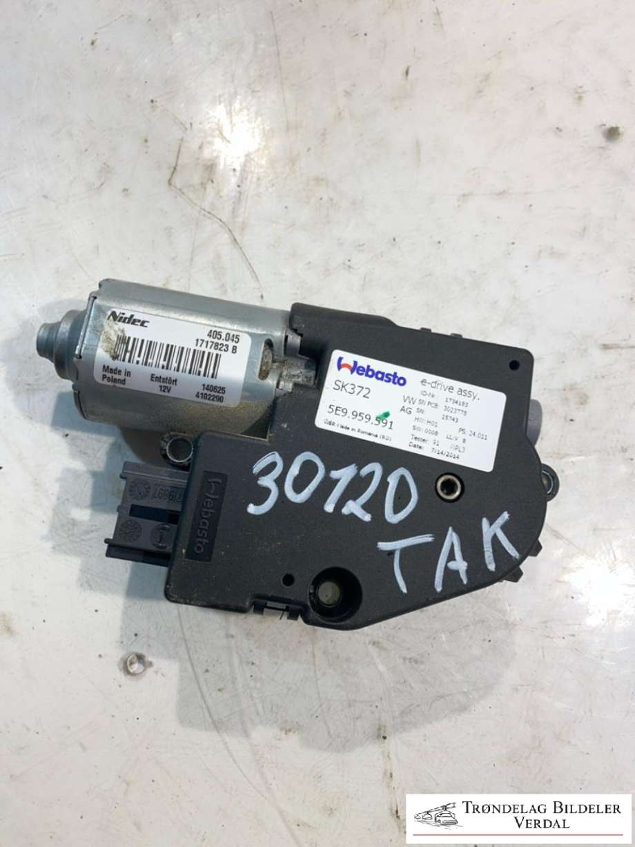 Takluke motor til Škoda Octavia 2013-2016 (Type III, Fase 1)  (5E9959591|)