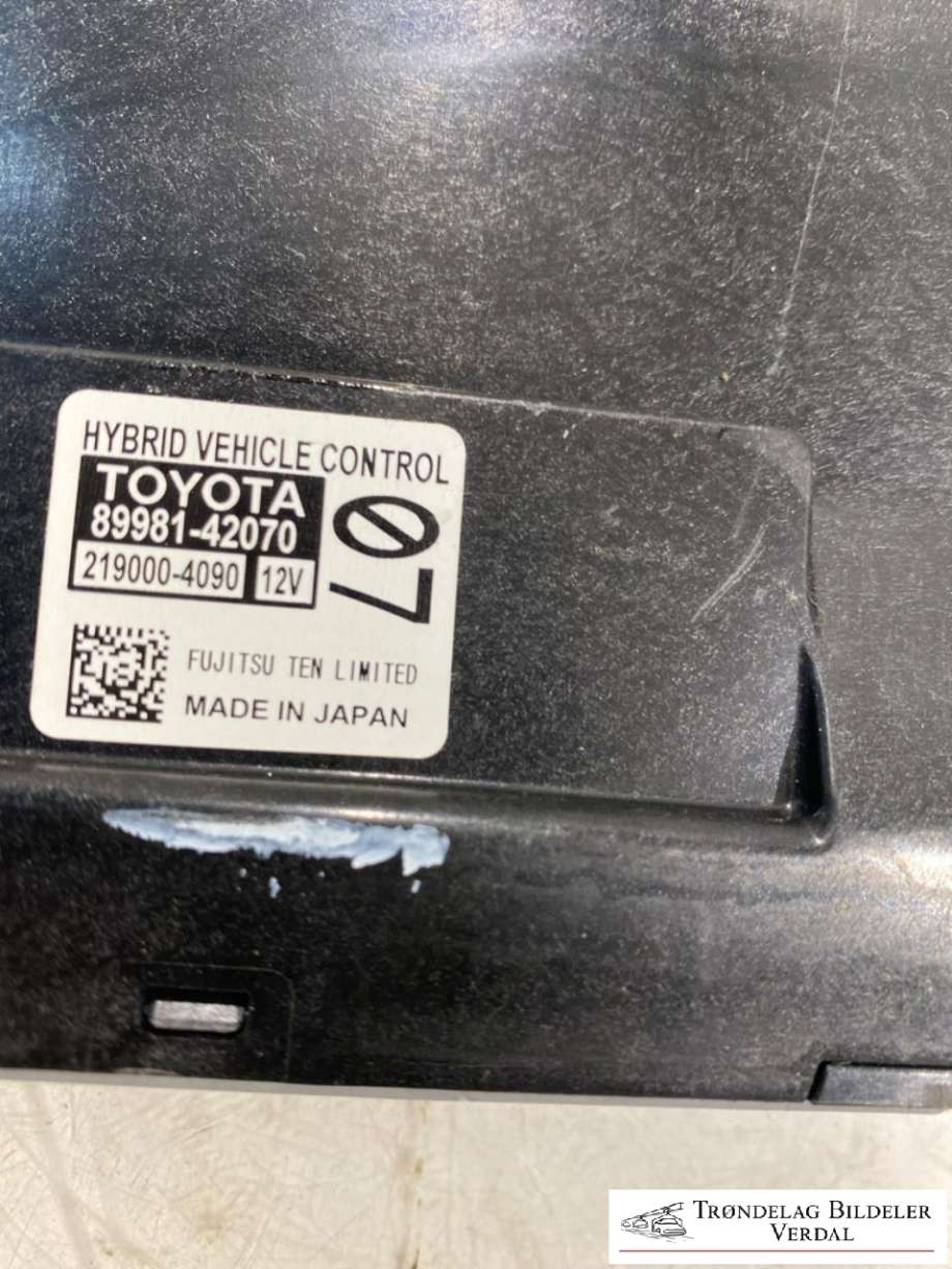 Styreenhet diverse til Toyota RAV4 2016-2019 (Type IV, Fase 2)  (8998142070|)