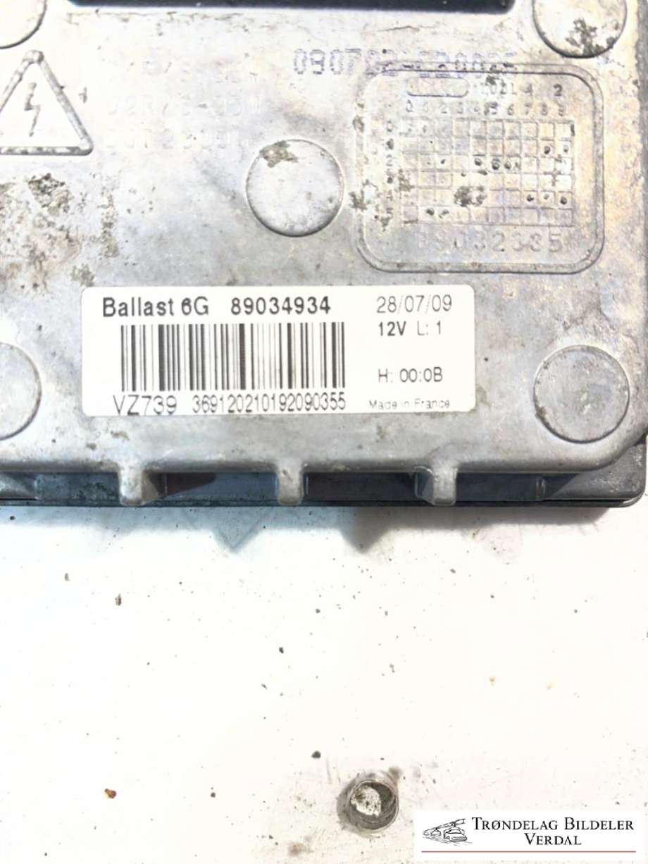 Styreenhet xenon/ballast til Volvo XC60 2008-2013 (Type I, Fase 1)  (89034934|)