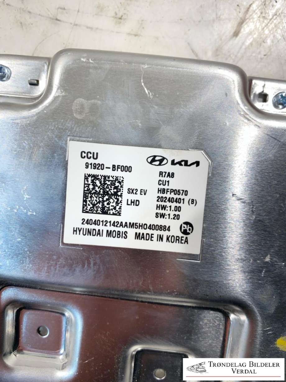 Styreenhet diverse til Hyundai Kona 2024-->> (Type II) (91920-BF000|)