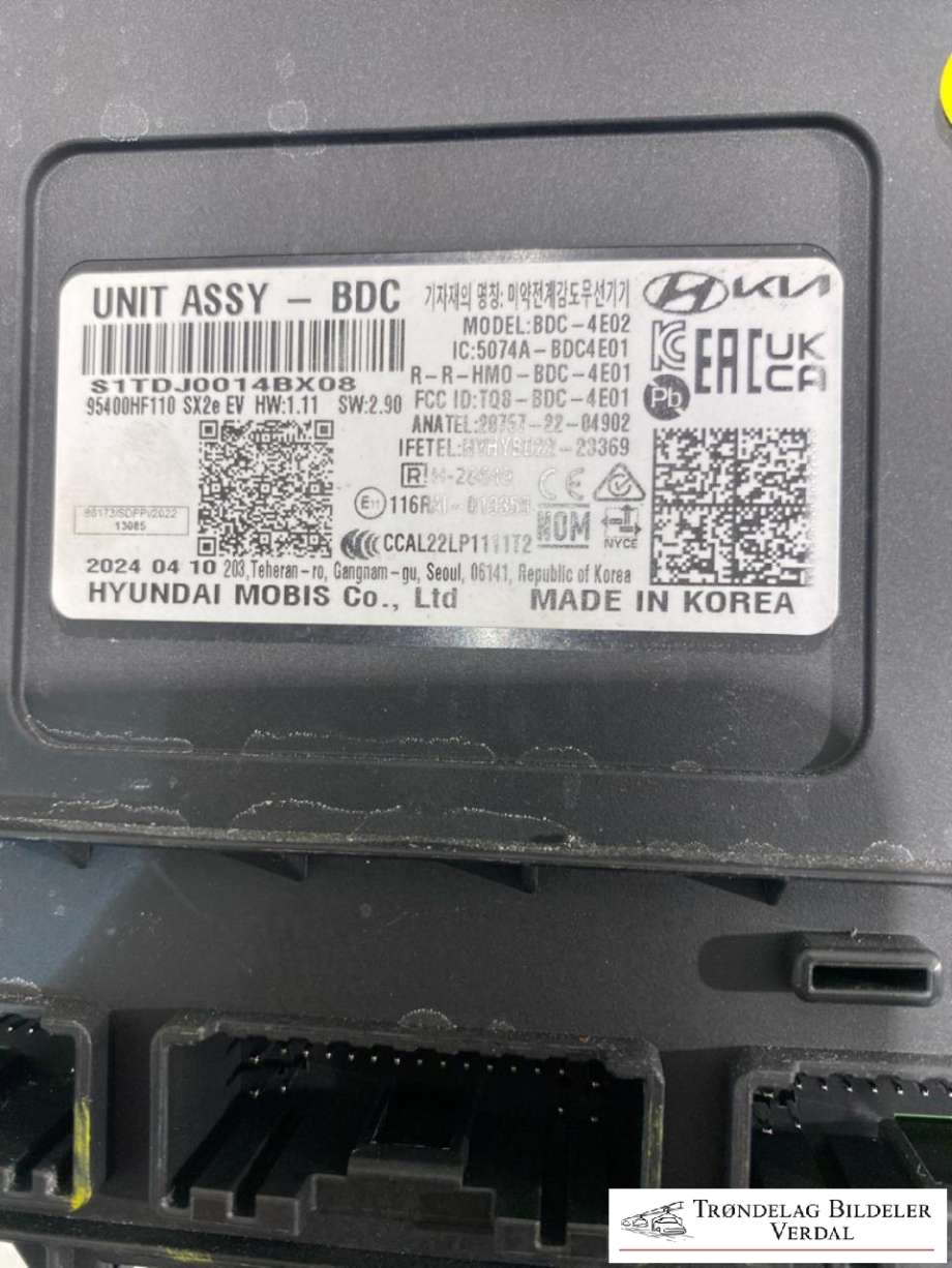 Styreenhet diverse til Hyundai Kona 2024-->> (Type II) (95400HF110|)