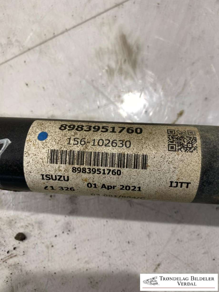 Mellomaksel fremre til Isuzu D-Max 2021-->> (Type III)  (898395176|)