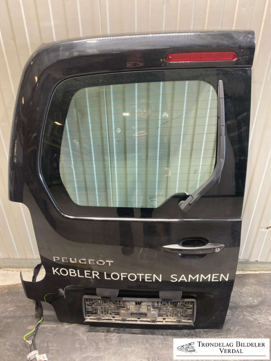 Dør venstre bak varebil til Peugeot Partner, 2015-2019 (Type II, Fase 2)