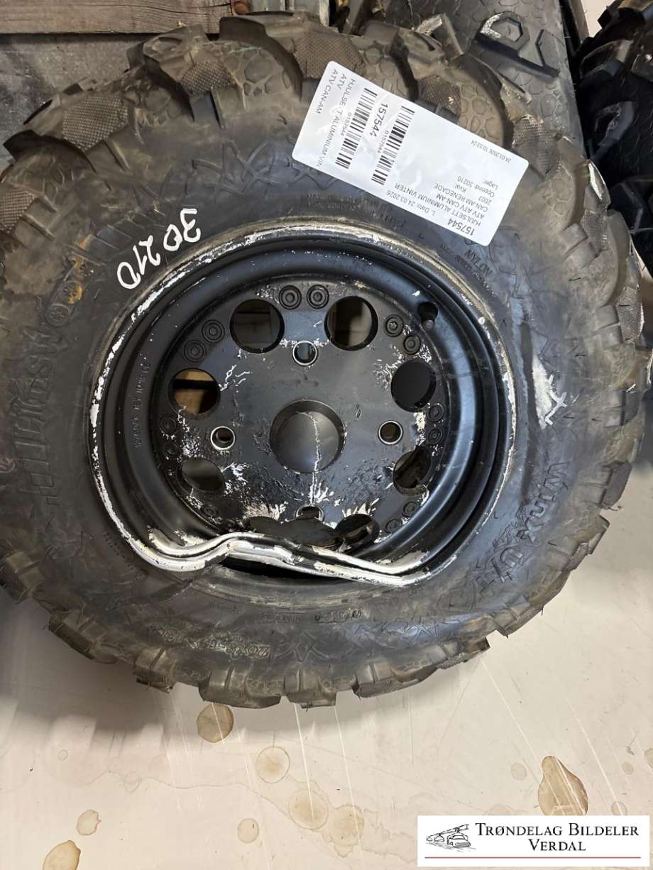 Hjulsett aluminium vinter til ATV ATV Can-Am 0-->> (25X8R12 OG 25/10R12|)