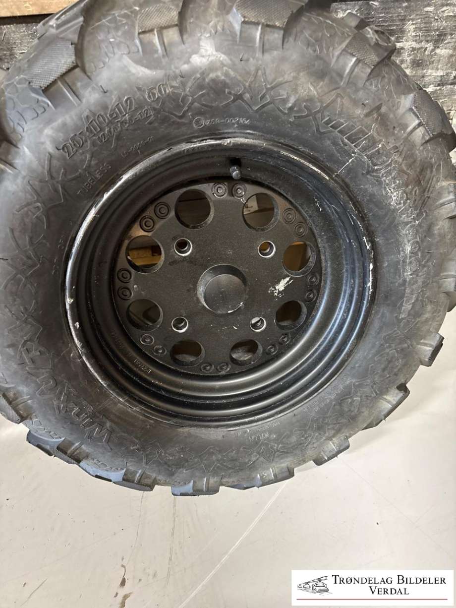 Hjulsett aluminium vinter til ATV ATV Can-Am 0-->> (25X8R12 OG 25/10R12|)
