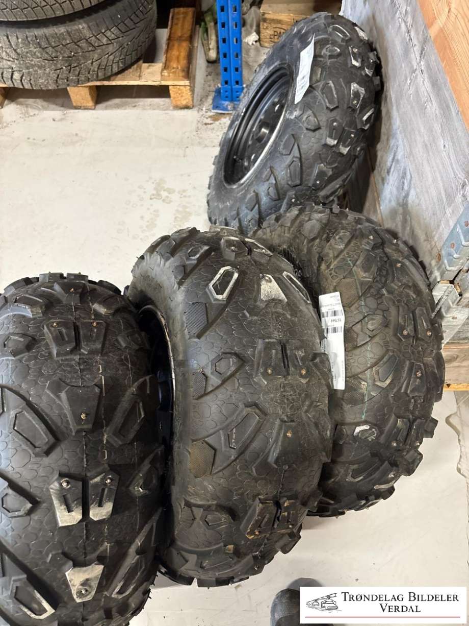 Hjulsett aluminium vinter til ATV ATV Can-Am 0-->> (25X8R12 OG 25/10R12|)