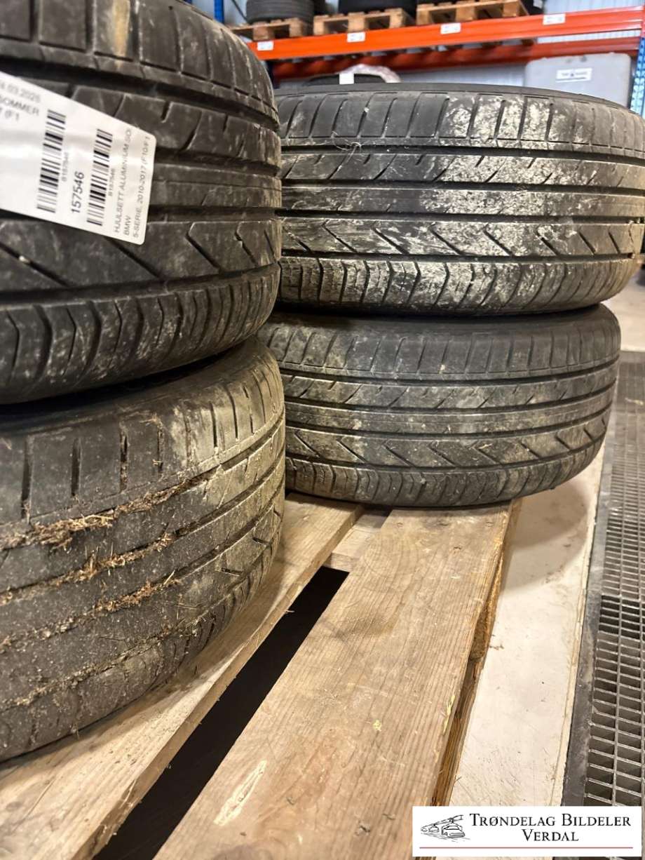 Hjulsett aluminium sommer til BMW 5-Serie 2010-2017 (F10/F11) (F10/F11) (NORDEX|225/55R17|DOT: 4520|DYBDE: 7MM)