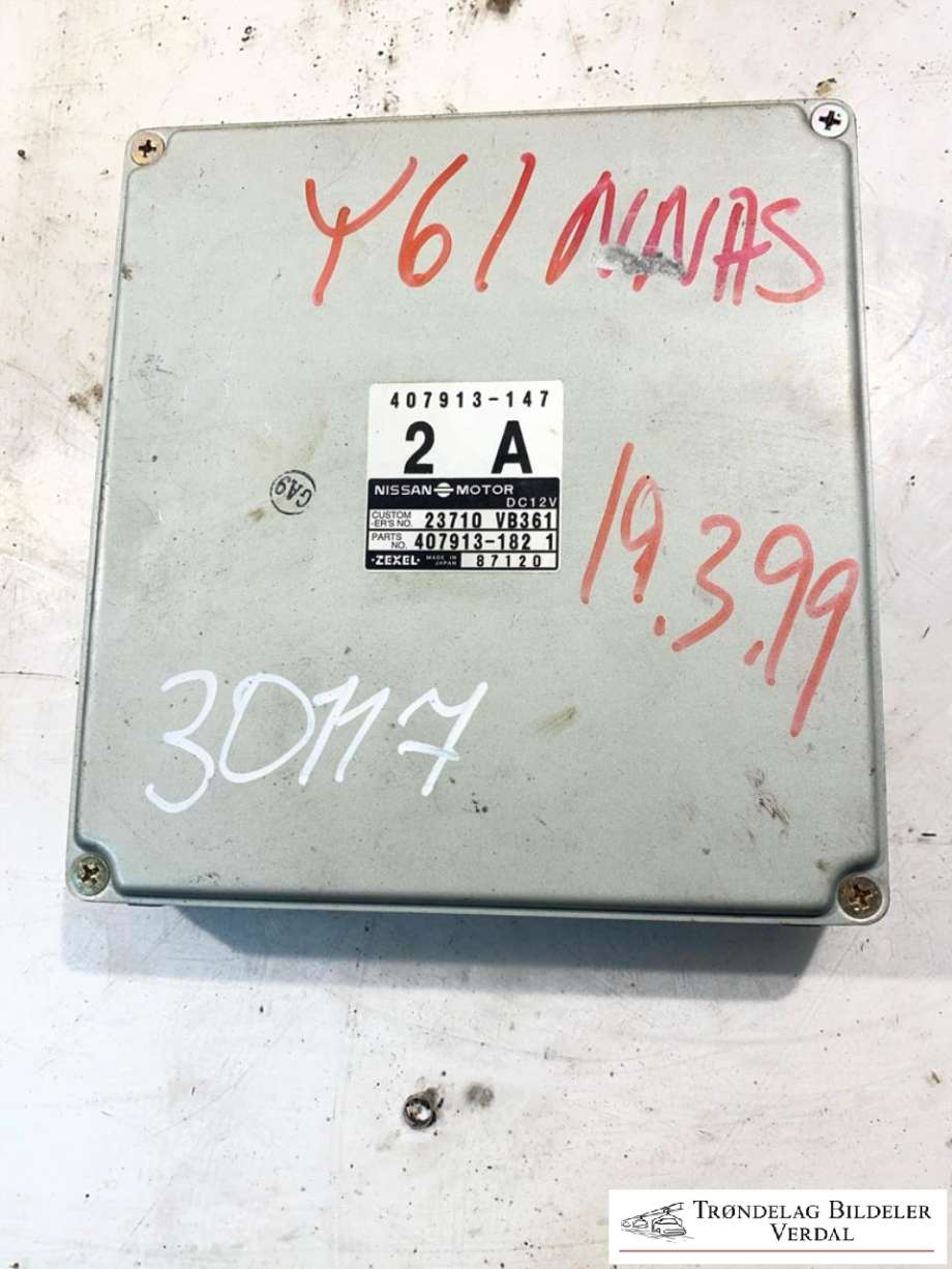 Styreenhet motor til Nissan Patrol, 1998-2004 (Fase 1) (Y61) (Y61)