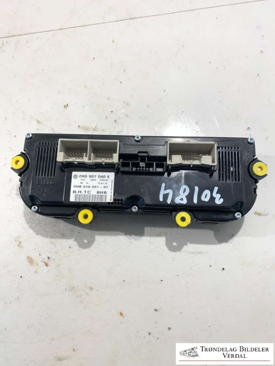 Varmeapparat betjening til VW Amarok 2010-2016 (Type I, Fase 1)  (2H0907040E|)