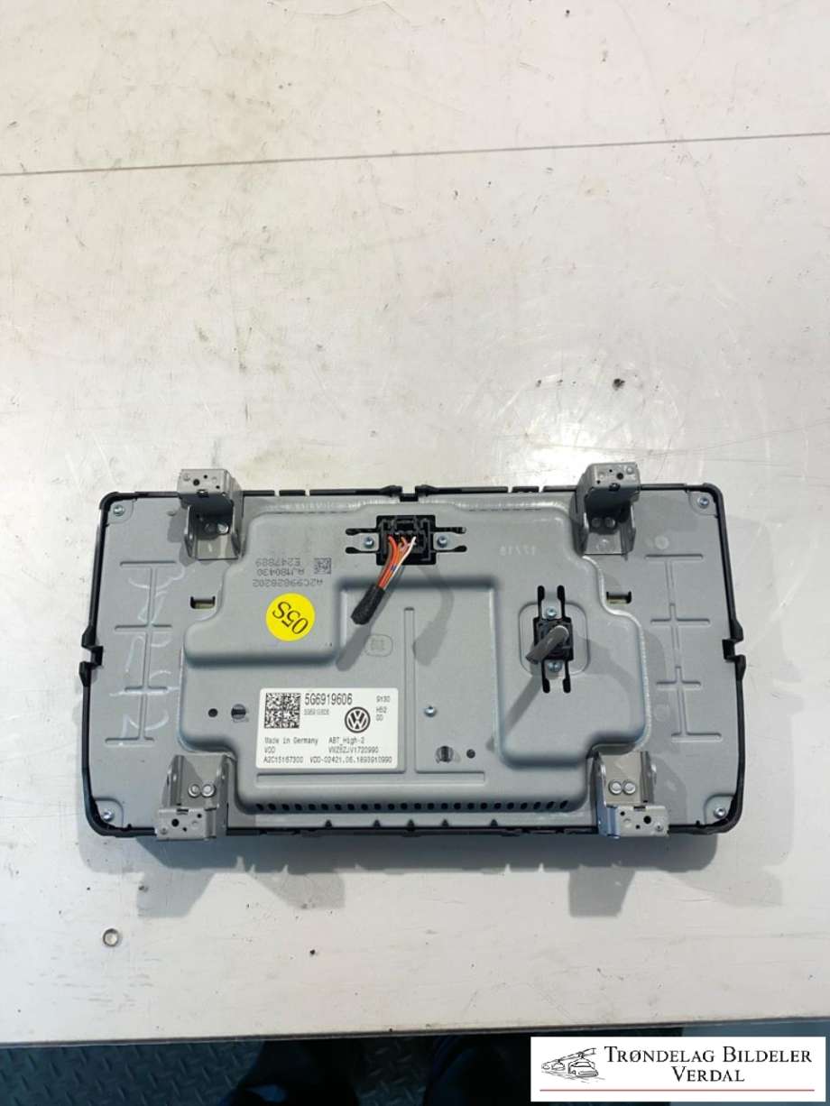 Instrument kjørecomputer til VW e-Golf 2017-2020 (Fase 2)  (5G6919606|)