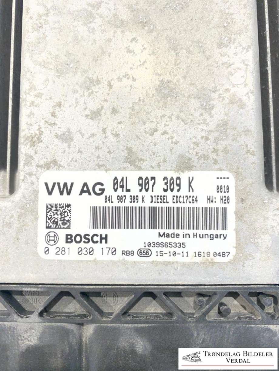 Styreenhet motor til VW Caddy 2015-2020 (Type III, Fase 3)  (04L907309|)