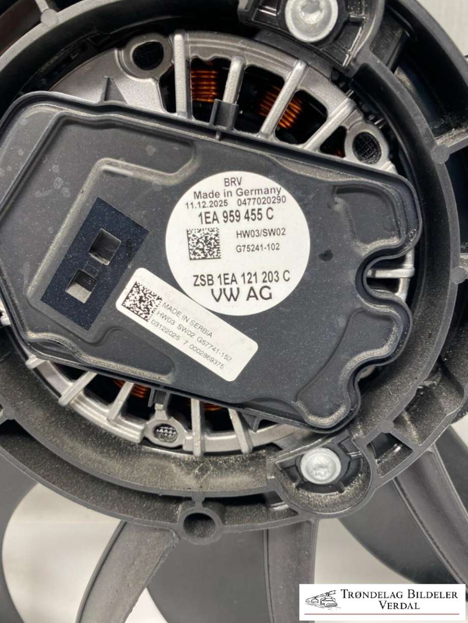 Kjølevifte elektrisk til Škoda Enyaq 2021-->>  (1EA959455C|ZSB1EA121203C|)
