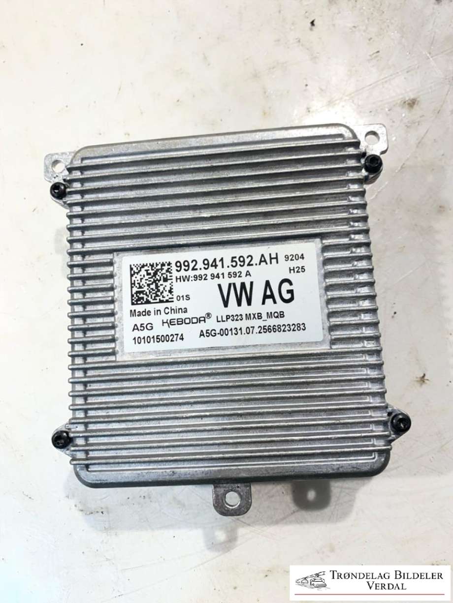 Styreenhet xenon/ballast til Škoda Enyaq 2021-->>  (992 941 592 AH|)