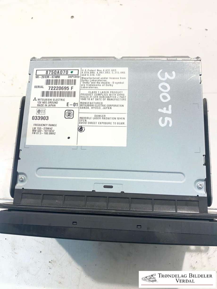 Instrument kjørecomputer til Mitsubishi Pajero 2007-2016 (Type IV, Fase 1) (8750A070|)