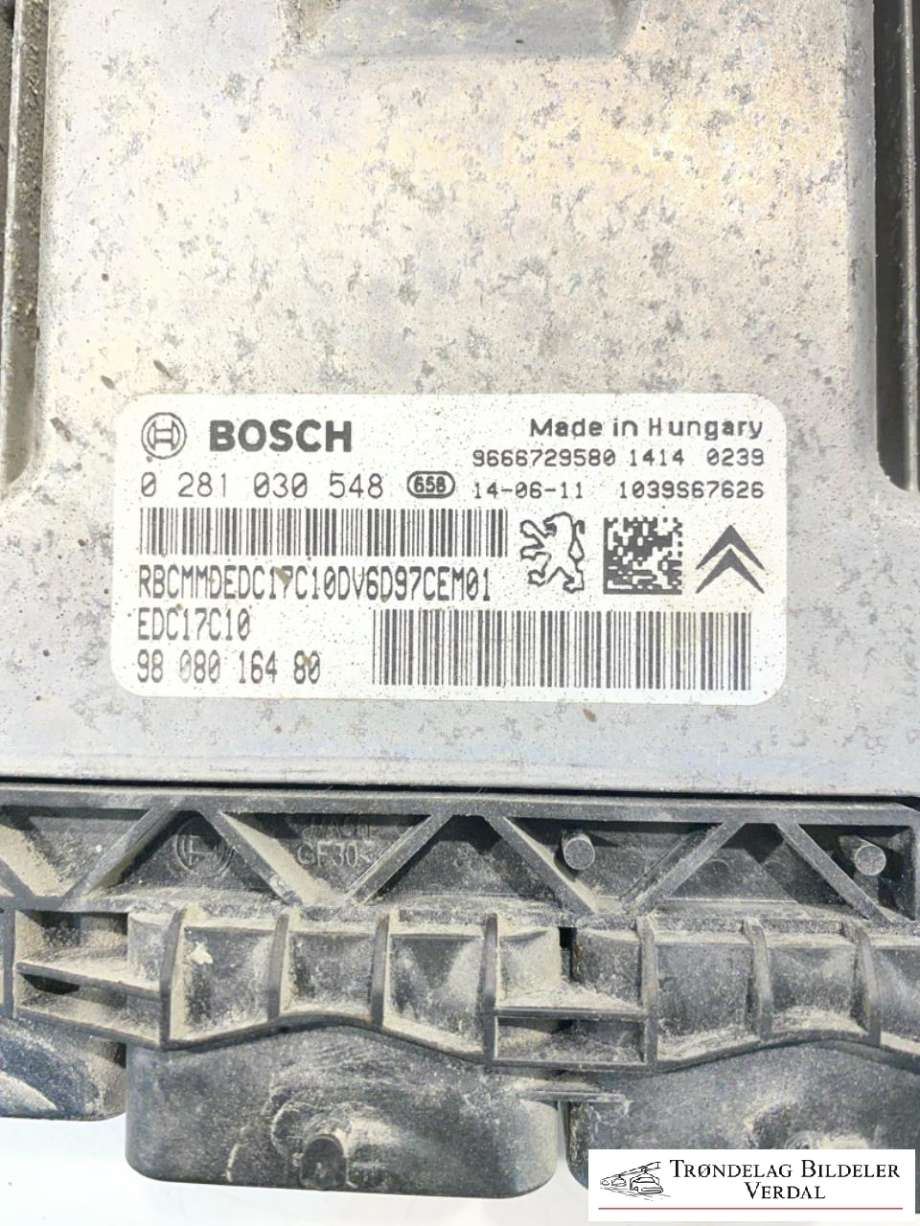 Styreenhet motor til Peugeot 308 2013-2021 (Type II) (9808016480|0281030548|)