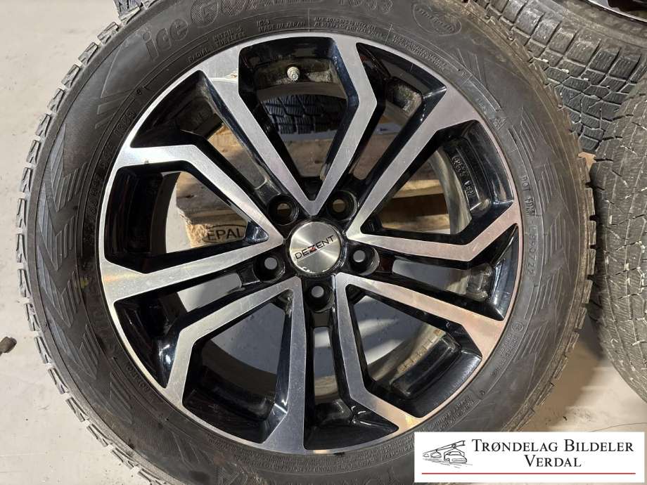 Hjulsett aluminium vinter til Hyundai Kona 2021-2023 (Type I, Fase 2)  (YOKOHAMA PIGGFRI|215/55R17|DOT: 0722|DYBDE: 6|5MM)