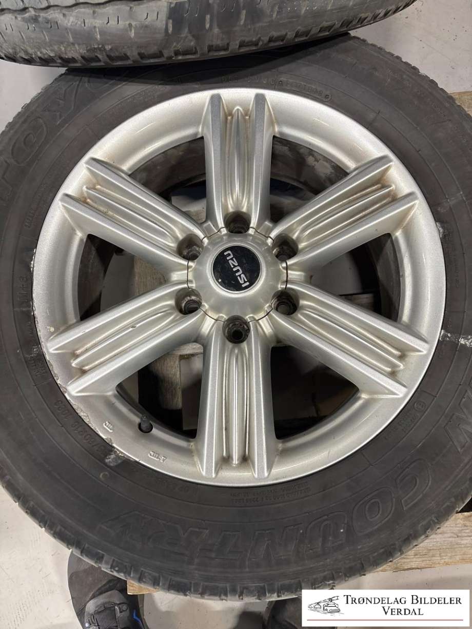 Hjulsett aluminium sommer til Isuzu D-Max 2017-2020 (Type II, Fase 2) (TOYO|255/60R18|DOT: 1818|DYBED: 5MM)
