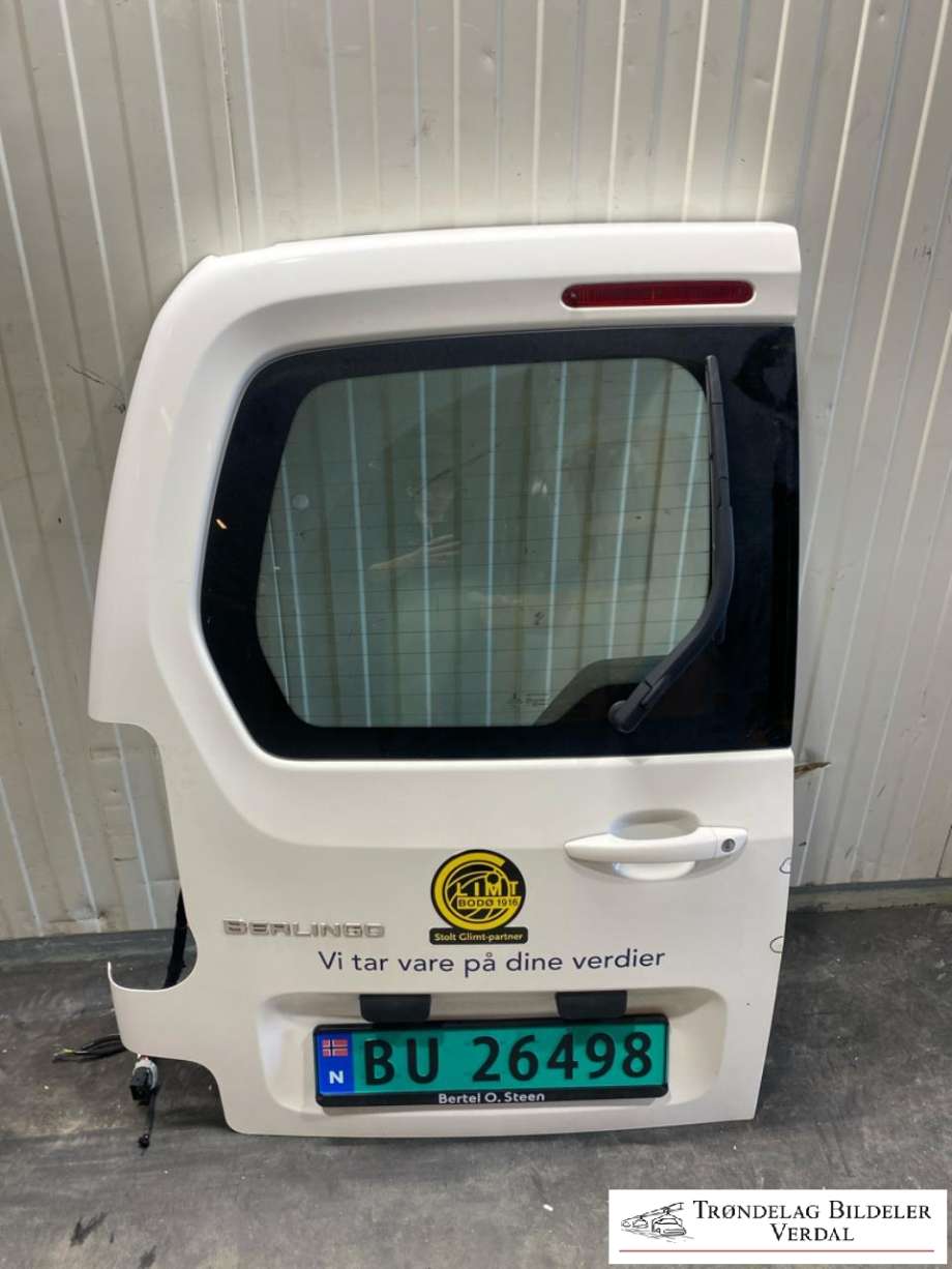 Dør venstre bak varebil til Citroën Berlingo, 2019-->> (Type III) (98 204 368 80)