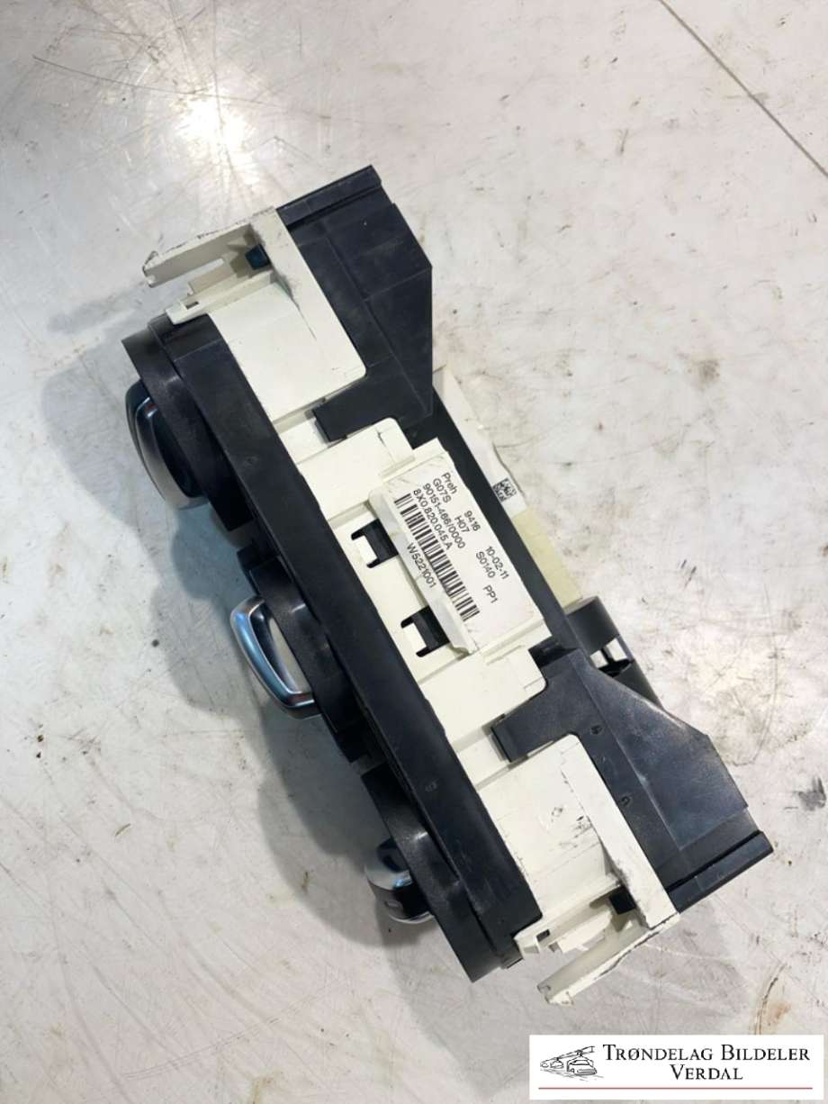 Varmeapparat betjening til Audi A1, 2010-2014 (Type I, Fase 1) (8X0820045A)