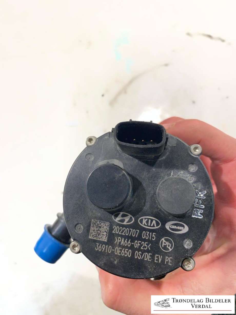 Vannpumpe elektrisk til Hyundai Kona 2021-2023 (Type I, Fase 2) (PA66GF25|)