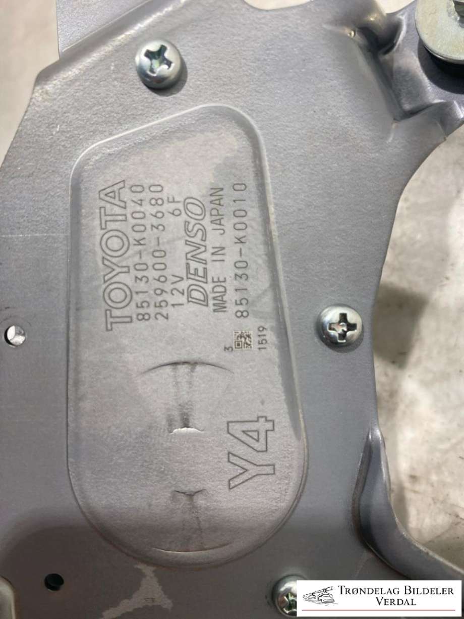 Viskermotor bakrute til Toyota Yaris 2020-->> (Type IV) (85130K0040|)