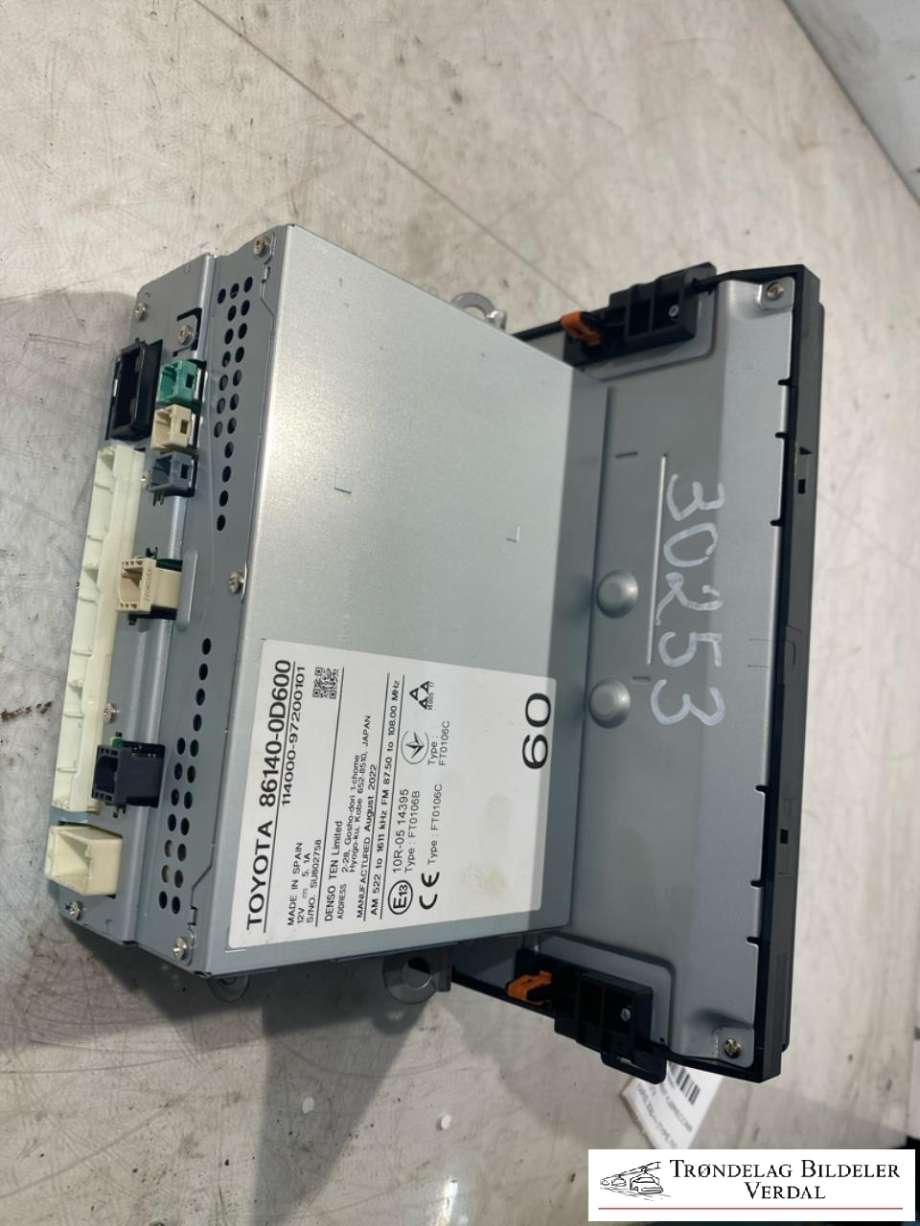 Instrument kjørecomputer til Toyota Yaris 2020-->> (Type IV)  (861400D600|)