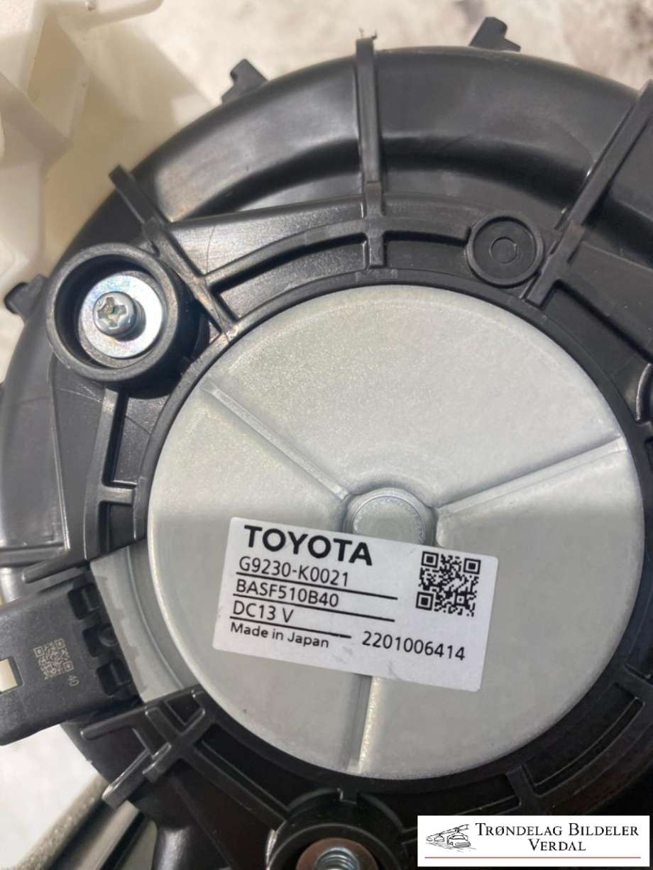 Varmeapparat motor til Toyota Yaris 2020-->> (Type IV) (G9230K0021|)