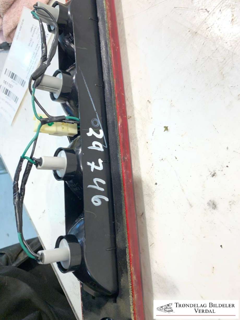 Baklykt bremselys bakrute til Isuzu D-Max 2012-2017 (Type II, Fase 1)  