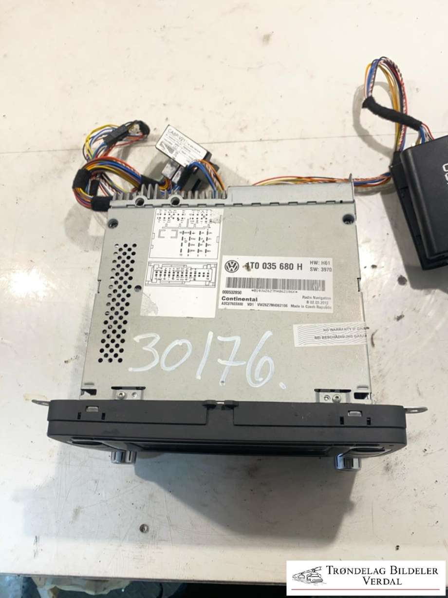Bilstereo til VW Tiguan 2011-2016 (Type I, Fase 2)