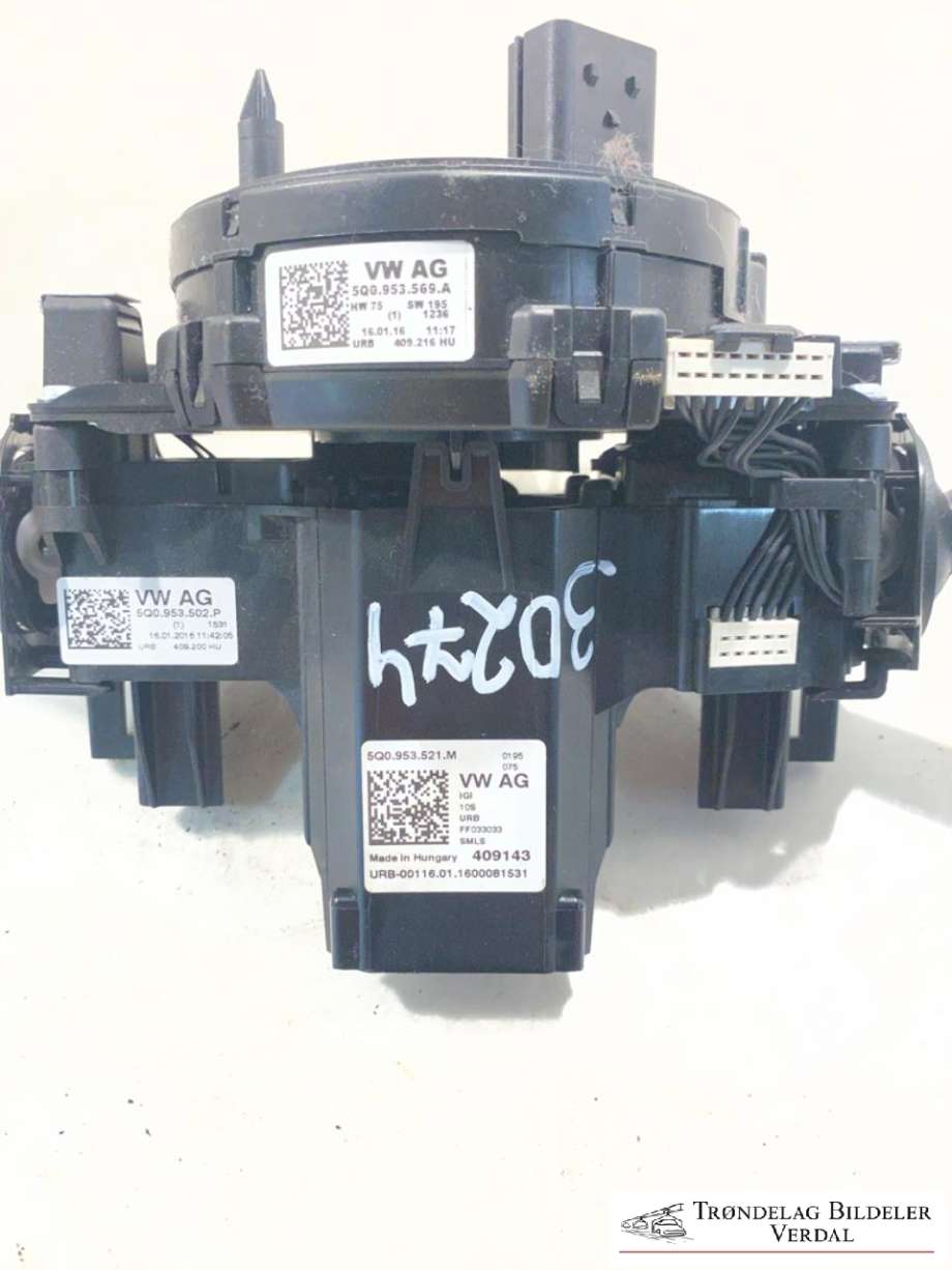 Bryter combi til Škoda Octavia 2013-2016 (Type III, Fase 1) (5Q0953569A|5Q0953502P|5Q0953521M)