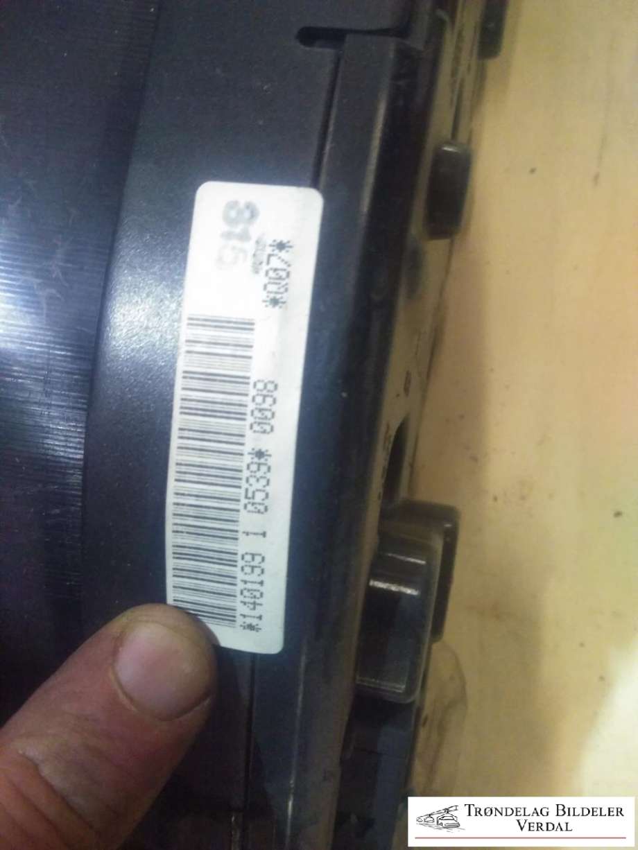 Instrumentpanel til Mercedes C-Klasse 1993-2000 (W202) (W202) (VDO|2025405948||351518)