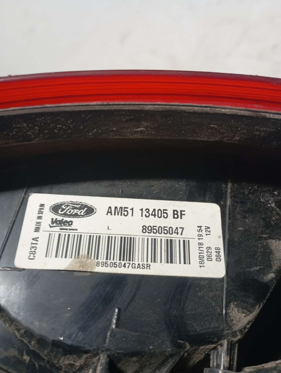Baklykt venstre til Ford C-Max 2010-2015 (Type II, Fase 1)  (89505047|)