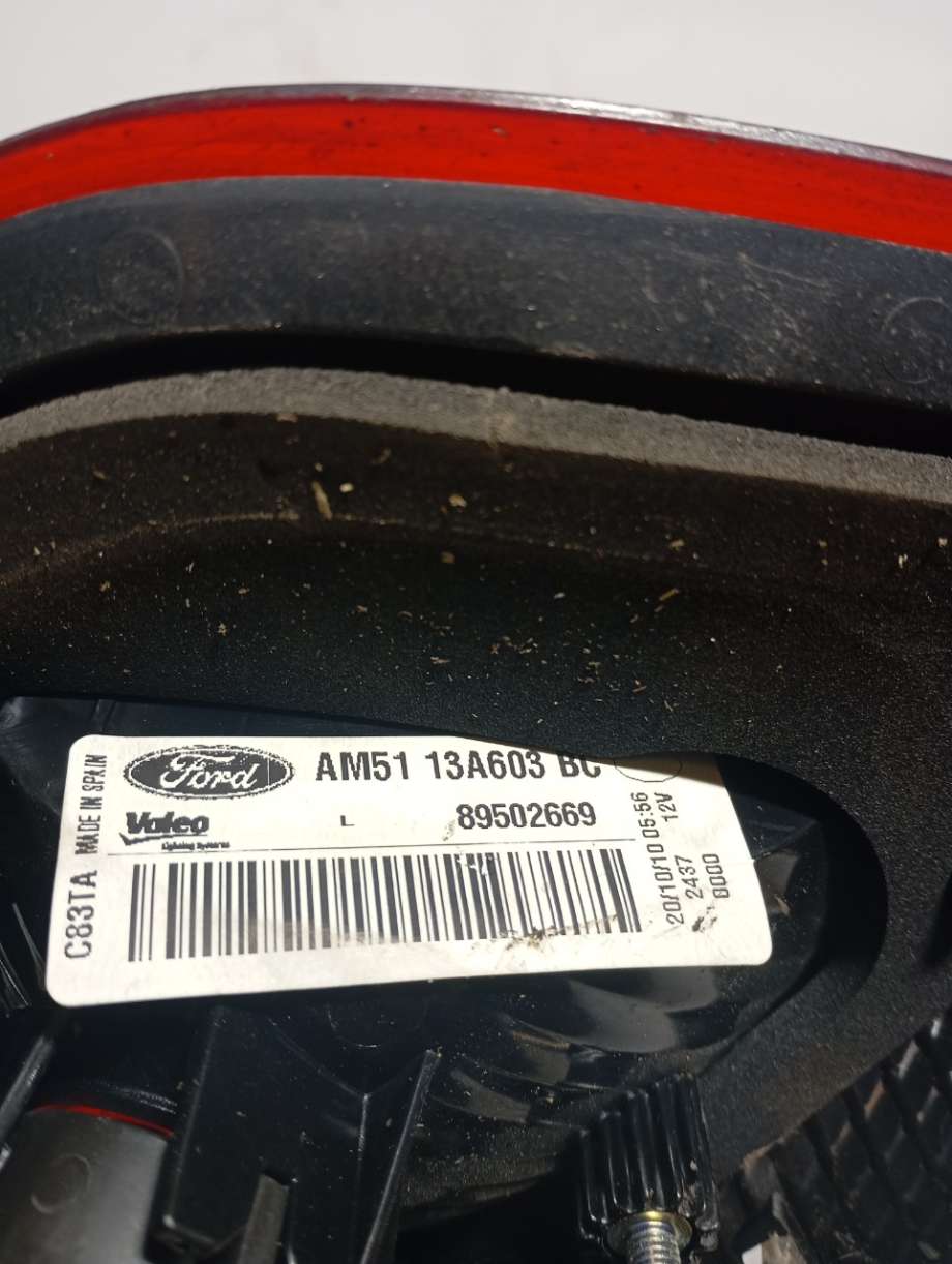 Baklykt venstre indre til Ford C-Max 2010-2015 (Type II, Fase 1)  (89502669|)
